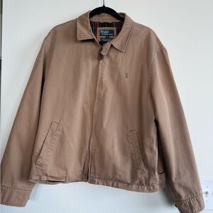 Ralph Lauren Tan Lightweight Harrington Jacket